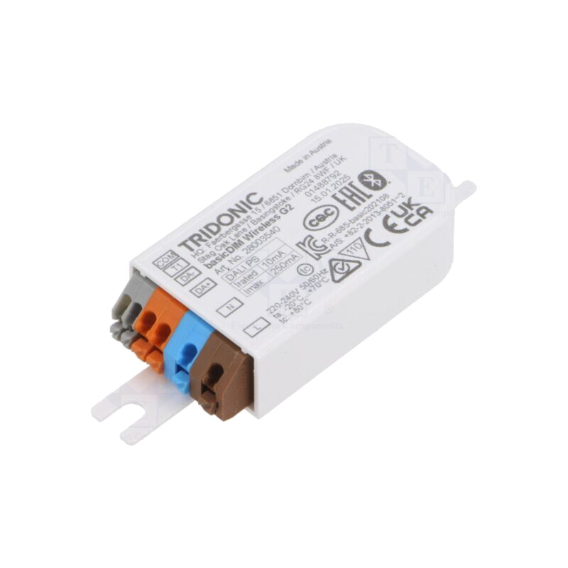 Controler DALI; IP20; 80,7x30x15,3mm; -20÷70°C