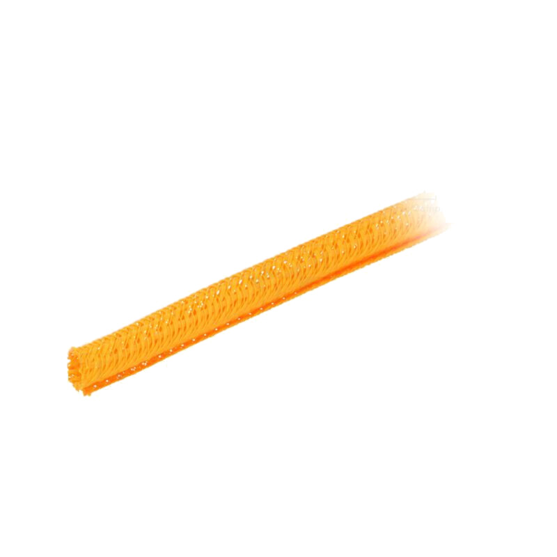 Tresă; Øtresă: 6,35mm; poliester; portocalie; UL94V-0; crestată Tresă; Øtresă: 6,35mm; poliester; portocalie; UL94V-0; crestată