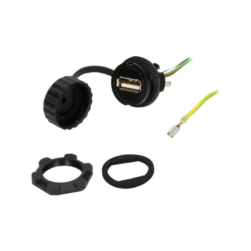Cablu-adaptor; USB A soclu,USB A mufă; 1310; USB 2.0; IP65