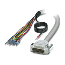 Cablu; D-Sub 15pin mufă,cabluri; PVC; Lung: 0,5m; gri; Fire: Cu
