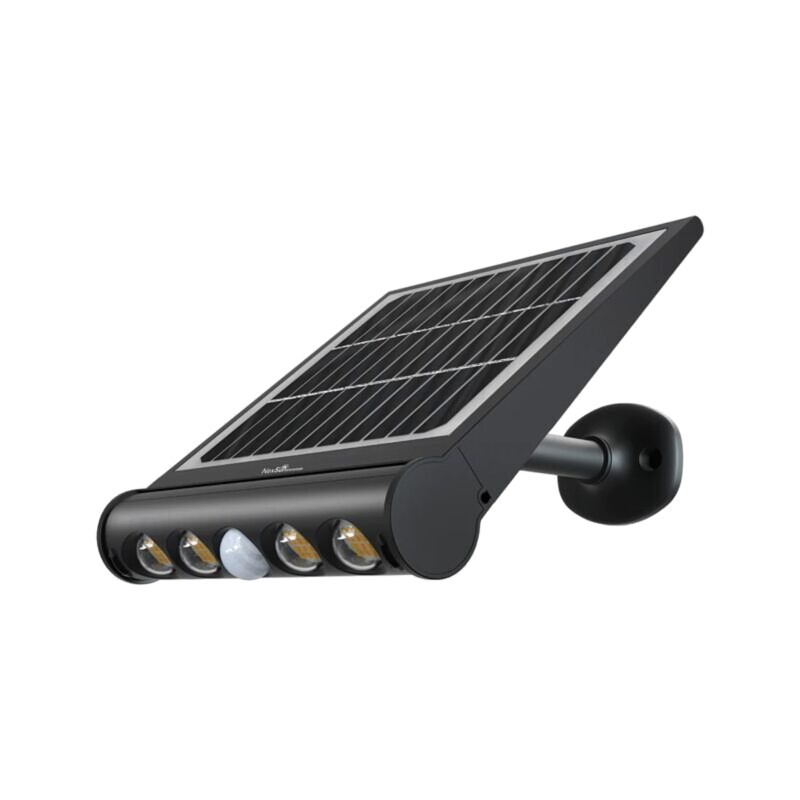 Lamp: LED lighting fixture; IP65; solar,with motion detector Lamp: LED lighting fixture; IP65; solar,with motion detector