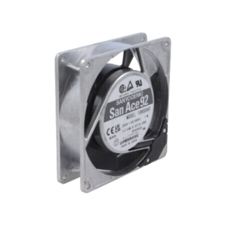 Ventilator: AC; axial; 92x92x25mm; 57m3/h; 35dBA; bilă; 200VAC