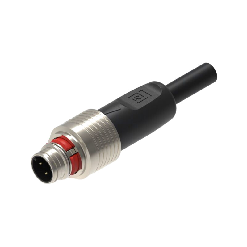 Cablu: pentru senzori/automatizări; M12; PIN: 4; drept; 3m; mufă