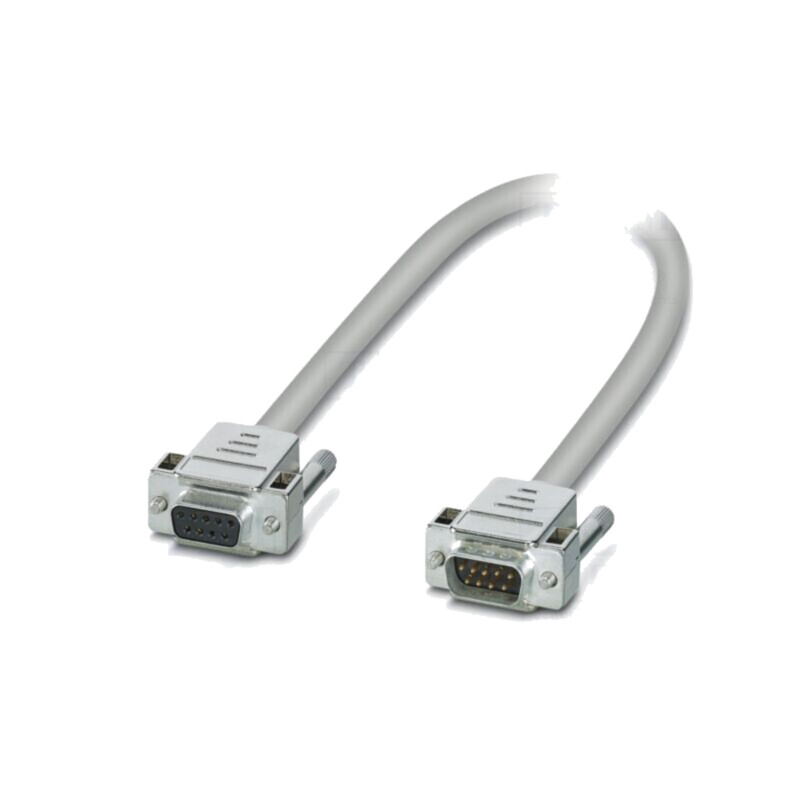 Cablu; D-Sub 9pin soclu,D-Sub 9pin mufă; PVC; Lung: 1,5m; gri