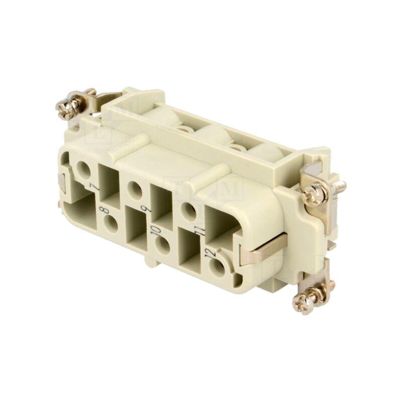 Conector: HDC; inserturi de contact; mamă; 35A; 690V; Han® HsB