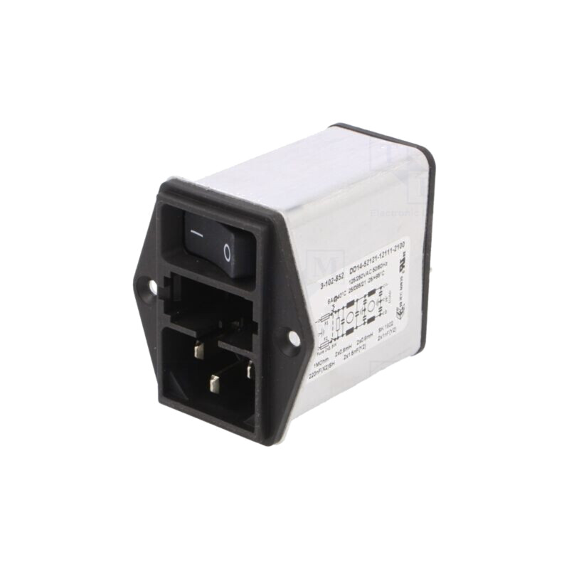 Conector: alimentare AC; soclu; tată; 6A; 250VAC; C14 (E); DD14 Conector: alimentare AC; soclu; tată; 6A; 250VAC; C14 (E); DD14