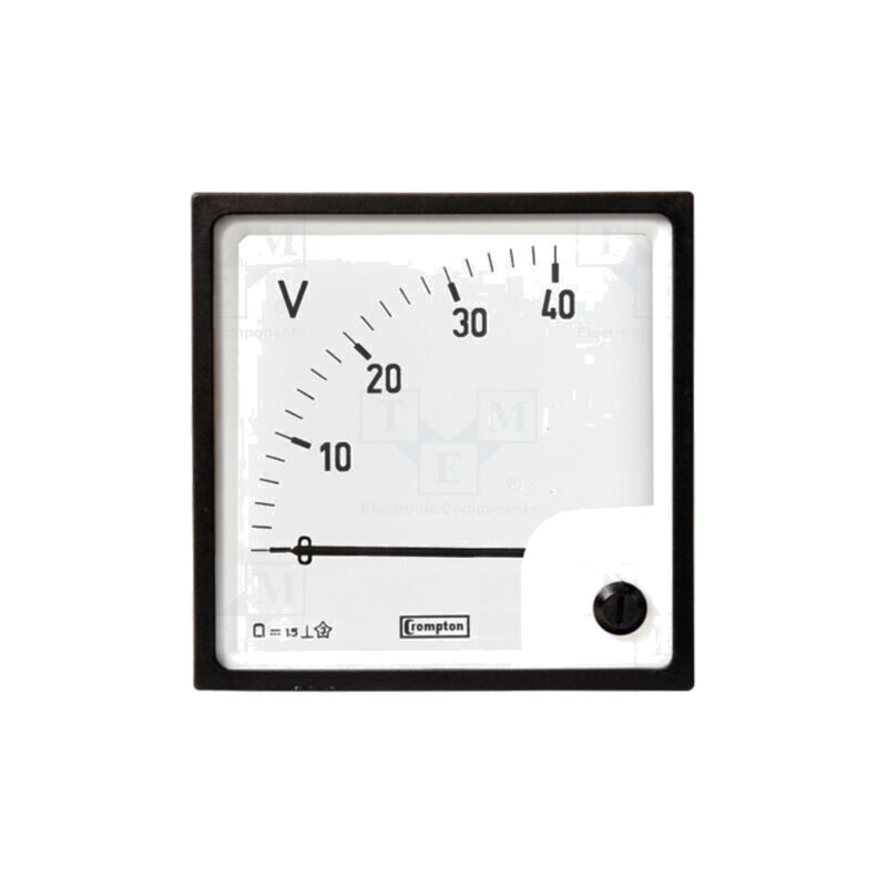 Voltmetru; pe panou; 0÷150V; Clasa: 1,5; 96x96mm Voltmetru; pe panou; 0÷150V; Clasa: 1,5; 96x96mm