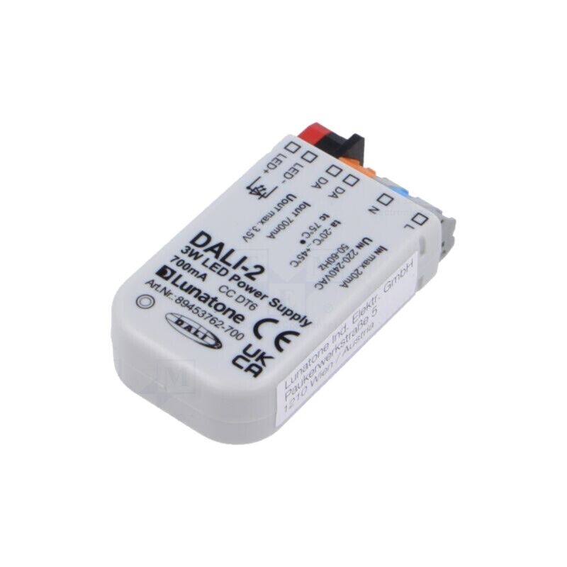 Alimentator: pulsatoriu; LED; 3W; 3,5VDC; 700mA; 220÷240VAC; IP20