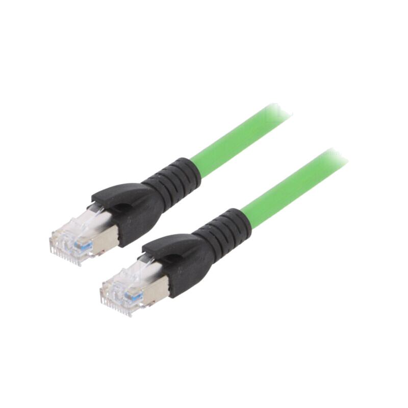 Patch cord; RJ45 mufă x2; 600mm Patch cord; RJ45 mufă x2; 600mm