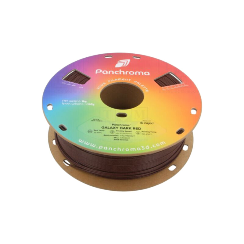 Filament: PLA; 1,75mm; galaxy dark red; 190÷230°C; 1kg; Panchroma™