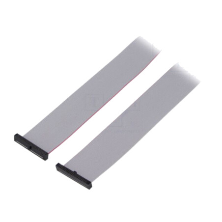 Cablu panglică cu conectori IDC; IDC,din ambele părţi; 1016mm