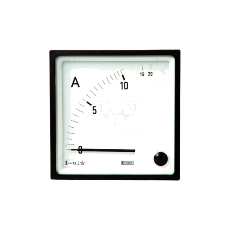 Ampermetru; pe panou; I AC: 0÷15A; True RMS; Clasa: 1,5; 50÷60Hz