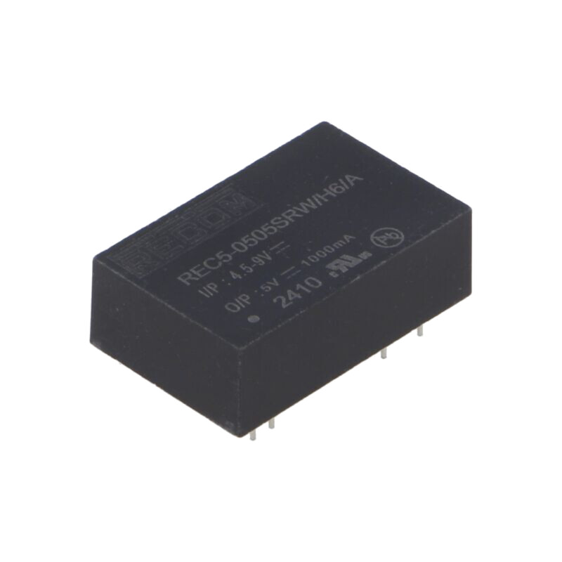 Convertor: DC/DC; 5W; Uintr: 4,5÷9VDC; Uieş: 5VDC; Iieş: 1A; DIP24