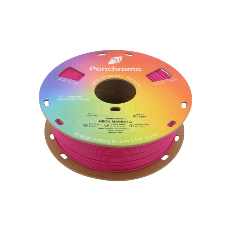 Filament: PLA; 1,75mm; neon magenta; 190÷230°C; 1kg; Panchroma™