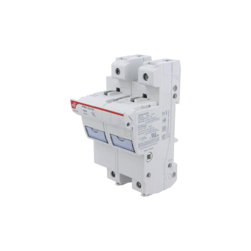 Clemă; 22x58mm; pentru şină DIN; 100A; 690VAC; Poli: 2; -20÷70°C Clemă; 22x58mm; pentru şină DIN; 100A; 690VAC; Poli: 2; -20÷70°C