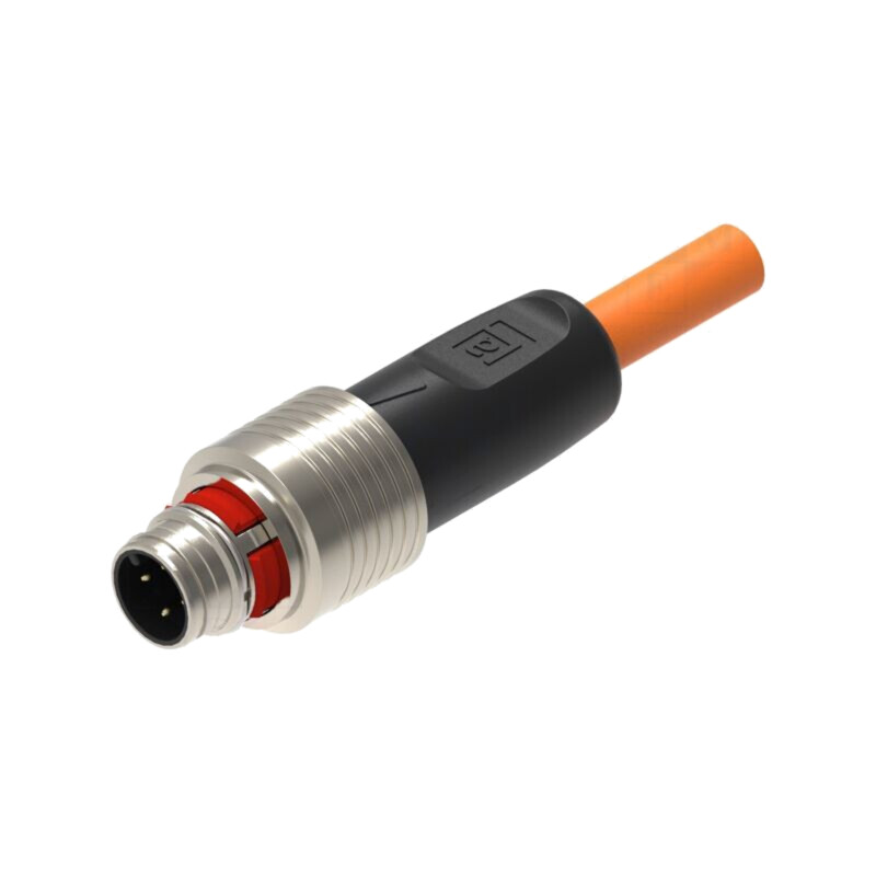 Cablu: pentru senzori/automatizări; M12; PIN: 4; drept; 3m; mufă