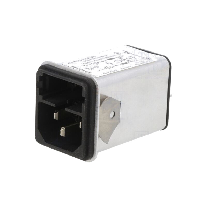 Conector: alimentare AC; soclu; tată; 6A; 250VAC; C14 (E); KFA
