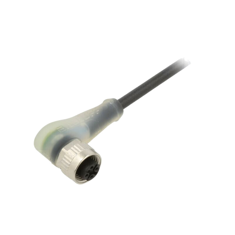 Cablu: pentru senzori/automatizări; M12; PIN: 5; în unghi; 5m; mufă