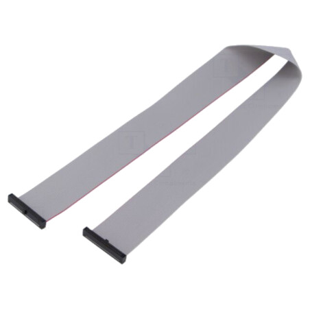 Cablu panglică cu conectori IDC; IDC,din ambele părţi; 431,8mm