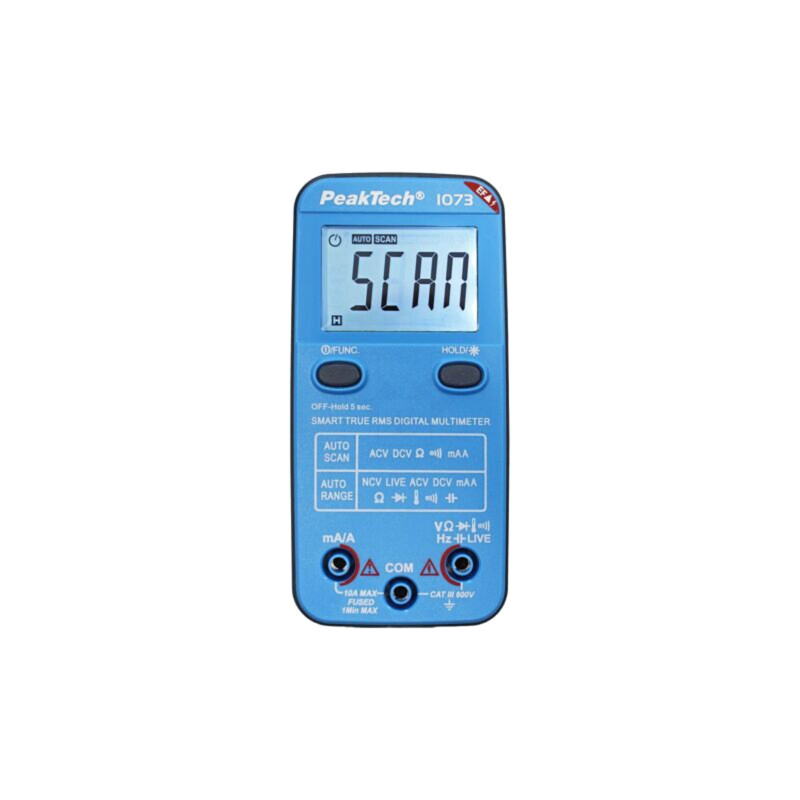 Multimetru digital; LCD; 3,75 cifre (3999); I DC: 4000mA,10A