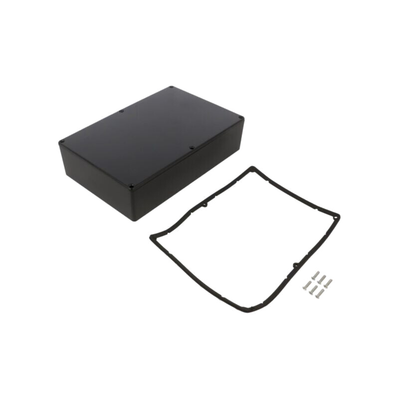Carcasă: universală; X: 146mm; Y: 222mm; Z: 55mm; aluminiu; neagră
