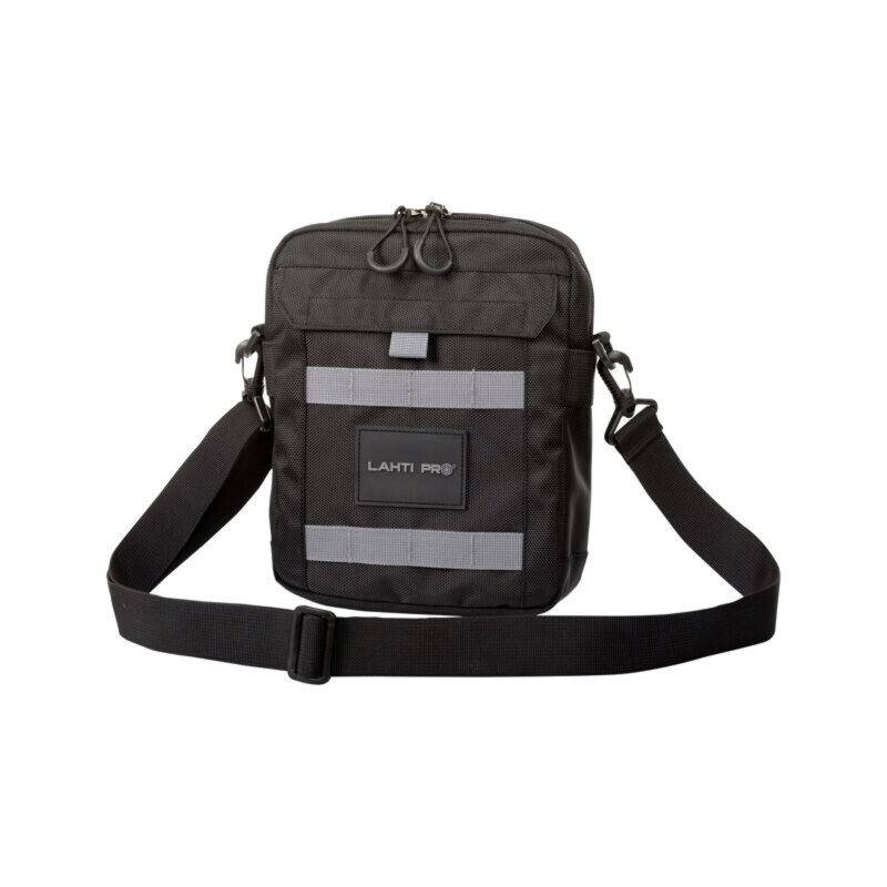Waist bag; on the shoulder; black; polyester; 290x210x60mm
