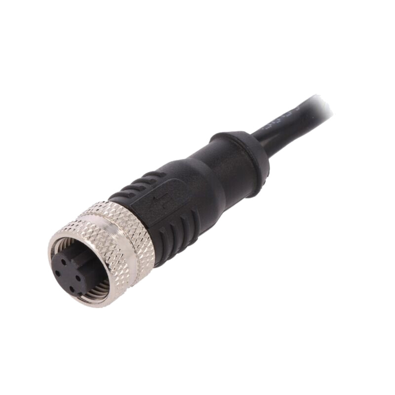 Conector: M12; mufă; mamă; PIN: 4; drept; cod D-Ethernet; 4A; 250V