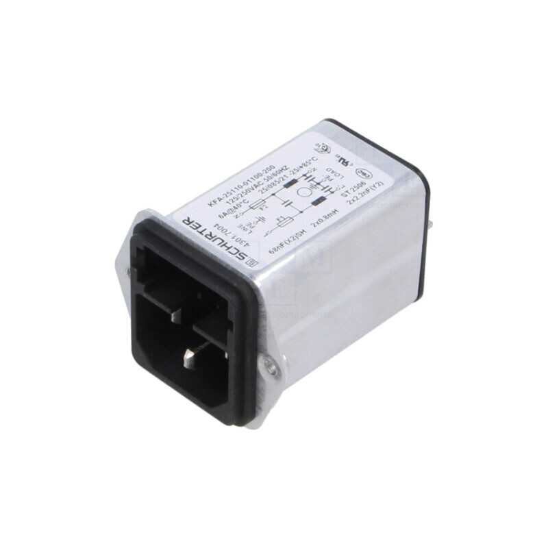 Conector: alimentare AC; soclu; tată; 6A; 250VAC; C14 (E); KFA Conector: alimentare AC; soclu; tată; 6A; 250VAC; C14 (E); KFA