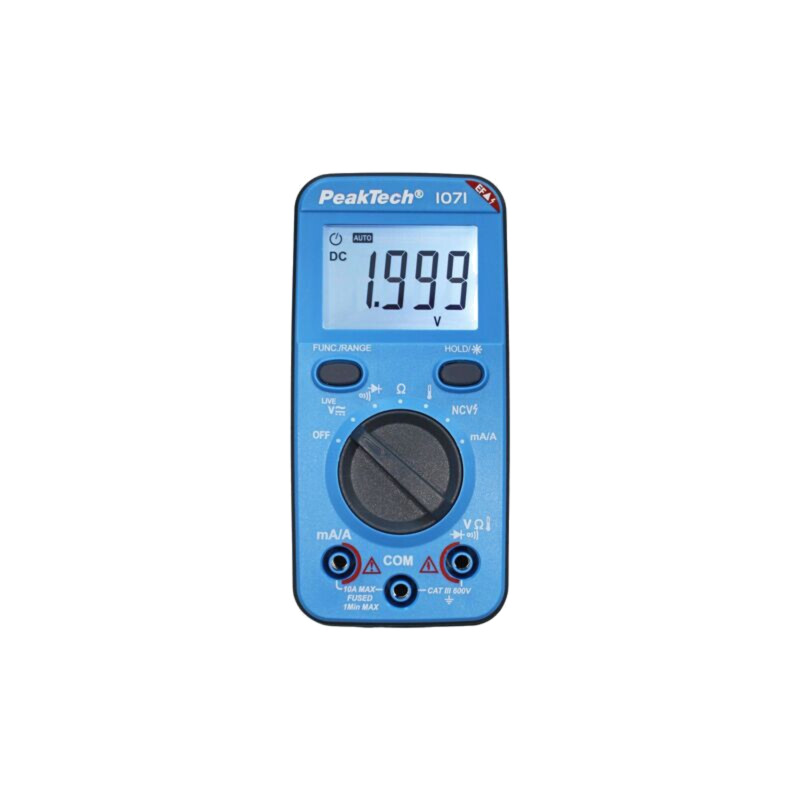 Multimetru digital; LCD; 3,5 cifre (2000); VDC: 2V,20V,200V,600V