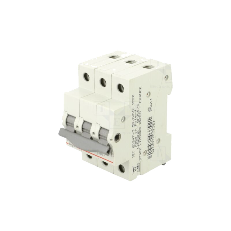 Separator-întrerupător; Poli: 3; pentru şină DIN; 40A; 400VAC