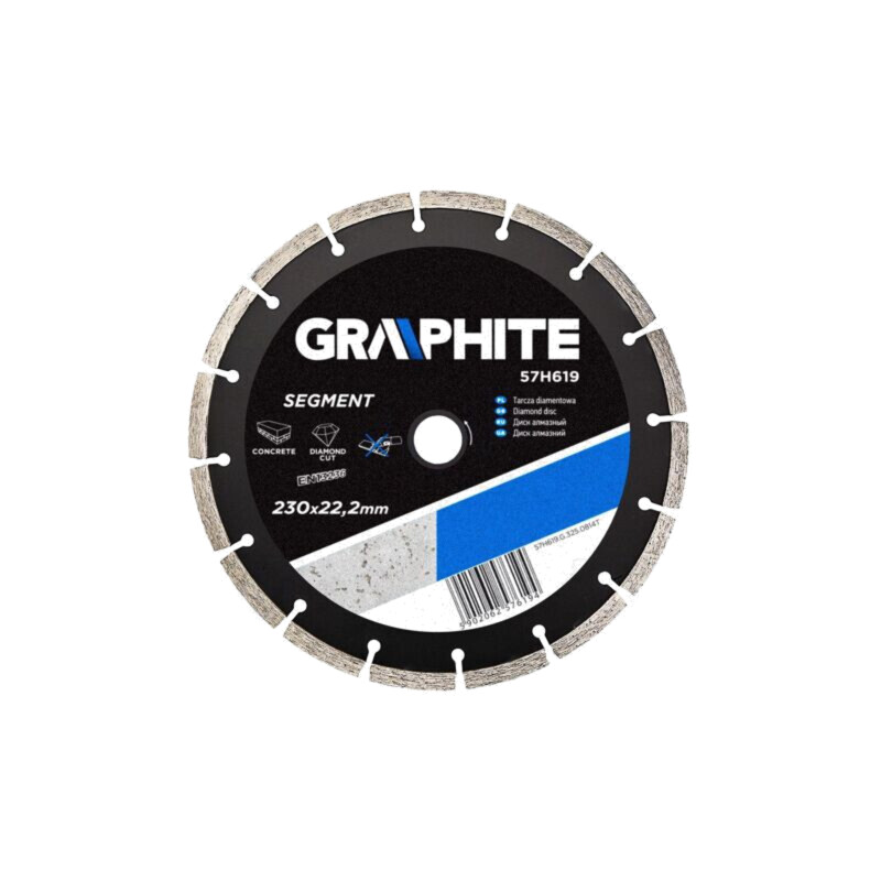 Disc de tăiere diamantat; Ø: 230mm; Øorif: 22,2mm; Gr.disc: 2,7mm