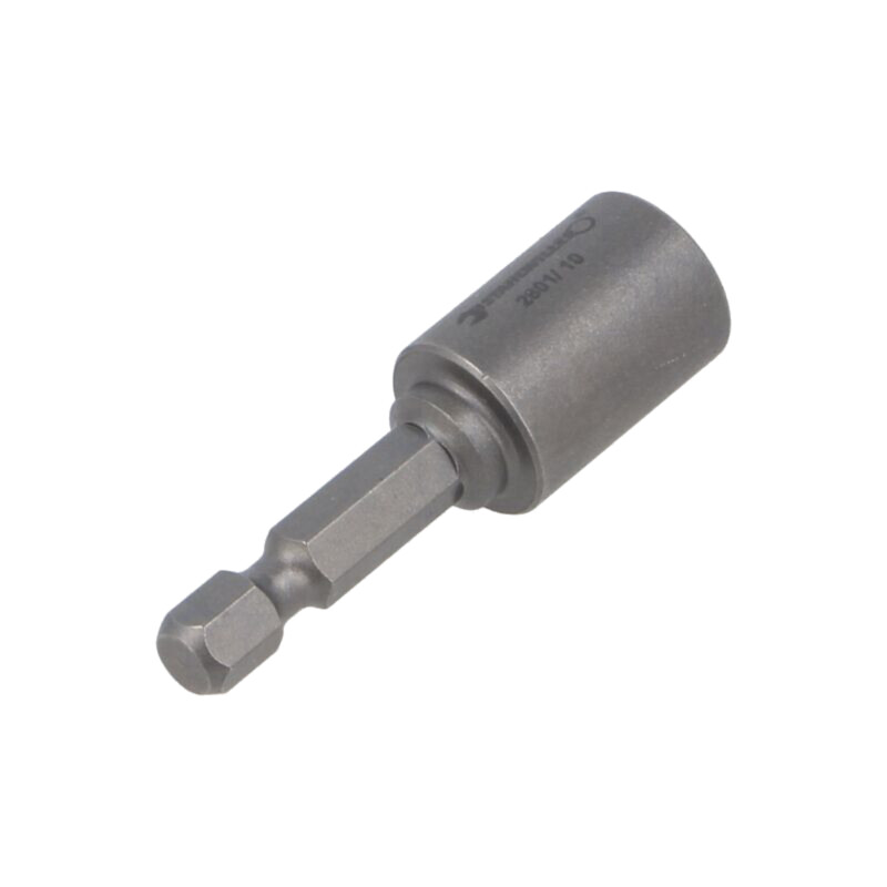 Capăt de şurubelniţă; cap hexagonal; HEX 10mm; Lung.tot: 50mm