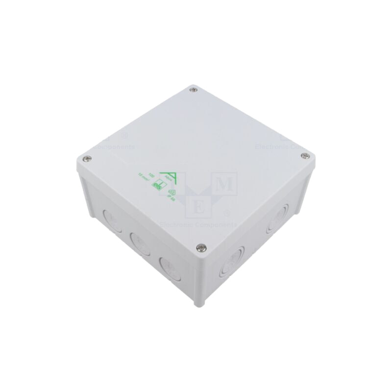 Carcasă: cutie de conexiuni; X: 152mm; Y: 152mm; Z: 80mm; IP66; gri Carcasă: cutie de conexiuni; X: 152mm; Y: 152mm; Z: 80mm; IP66; gri
