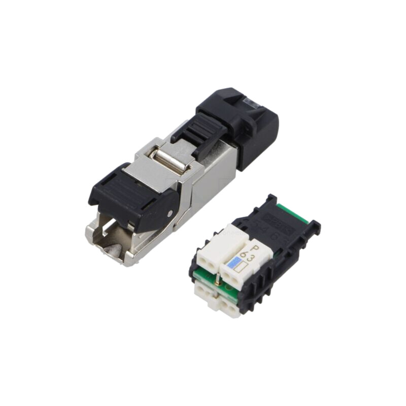 Conector: RJ45; mufă; PIN: 8; Cat: 6a; neecranaţi; aurit; 8p8c; drept