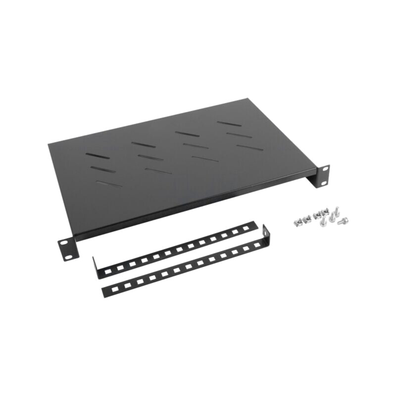 Raft; 1U; neagră; Standard: 19"