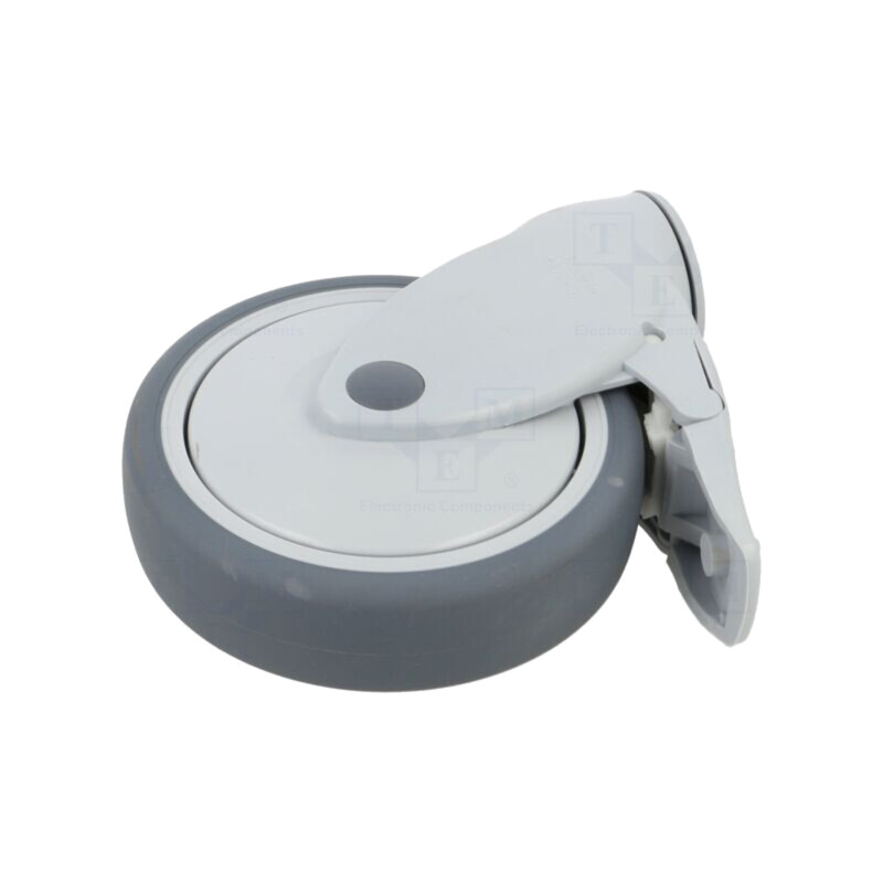Roată de transport; Ø: 125mm; H: 161mm; torsională cu blocare