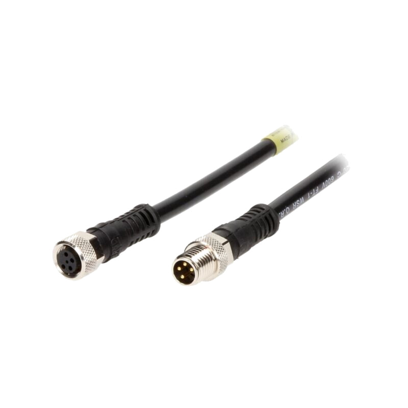 Cablu: pentru senzori/automatizări; PIN: 4; 3m; mufă; 30V; 3A
