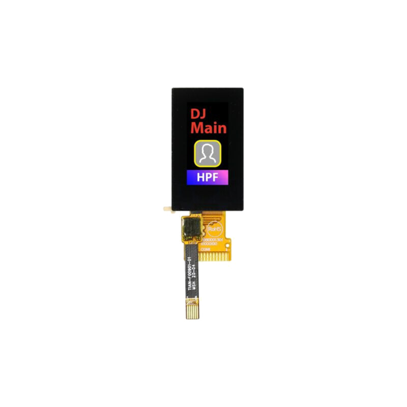 Afişaj: TFT; 0,96"; 80x160; Ilum: LED; Dim: 18,7x31,9x2,59mm; RGB Afişaj: TFT; 0,96"; 80x160; Ilum: LED; Dim: 18,7x31,9x2,59mm; RGB