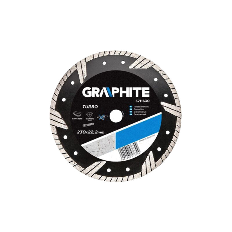 Disc de tăiere diamantat; Ø: 230mm; Øorif: 22,2mm; Gr.disc: 3,1mm