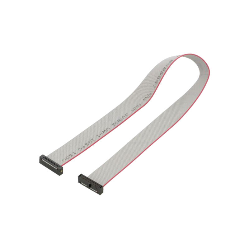 Cablu panglică cu conectori IDC; IDC,din ambele părţi; 10,65"