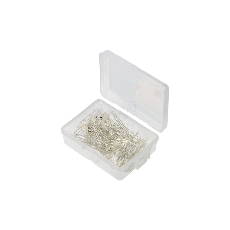 Diodă: LED-kit; THT; 3mm; 50buc; roşie/verde; 3÷15VDC; 7,5÷8mA; 30° Diodă: LED-kit; THT; 3mm; 50buc; roşie/verde; 3÷15VDC; 7,5÷8mA; 30°