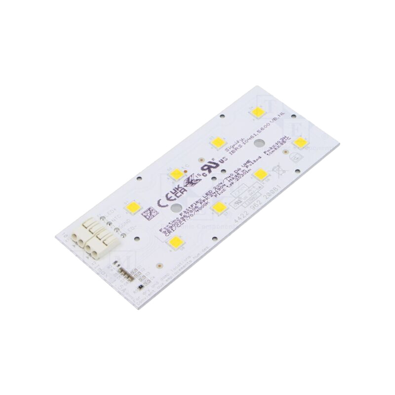 Baretă LED; W: 49,5mm; L: 121,4mm; Nr.diode: 8; CRImin: 70; 4000K