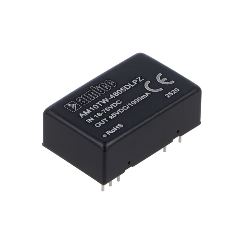 Convertor: DC/DC; 10W; Uintr: 18÷75VDC; Uieş: 5VDC; Uieş2: -5VDC