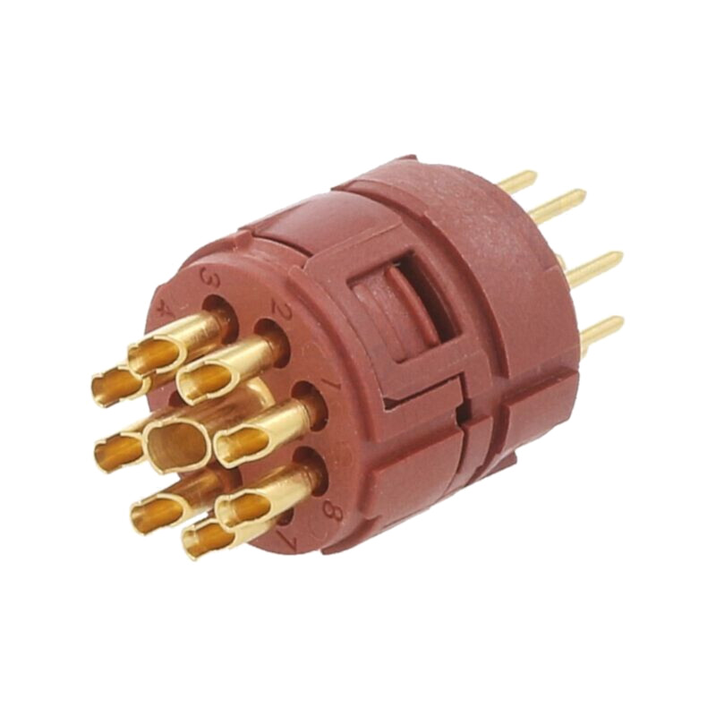 Conector: M23; inserturi de contact; PIN: 9(8+1); lipire; 7A,20A Conector: M23; inserturi de contact; PIN: 9(8+1); lipire; 7A,20A
