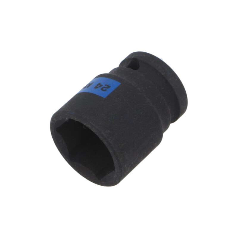 Cap; tubulară,cu impact; 24mm; 1/2"; Lung.manşon: 42mm; scurtă