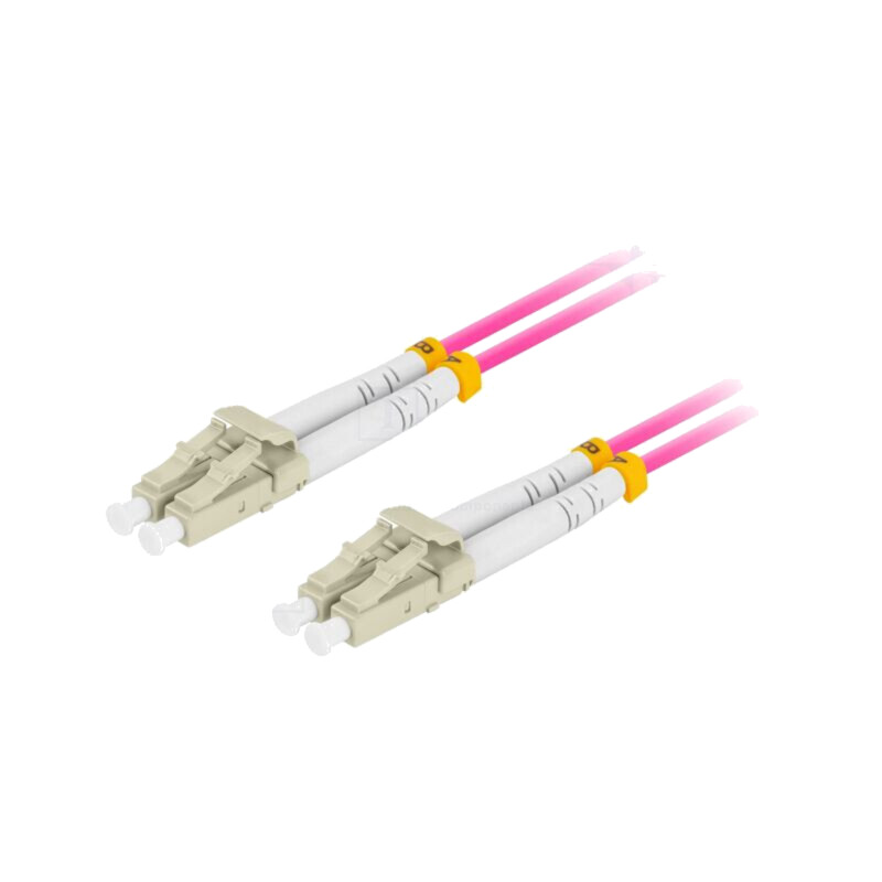 Patch cord cu fibră; OM4; LC/UPC,din ambele părţi; 10m; LSZH