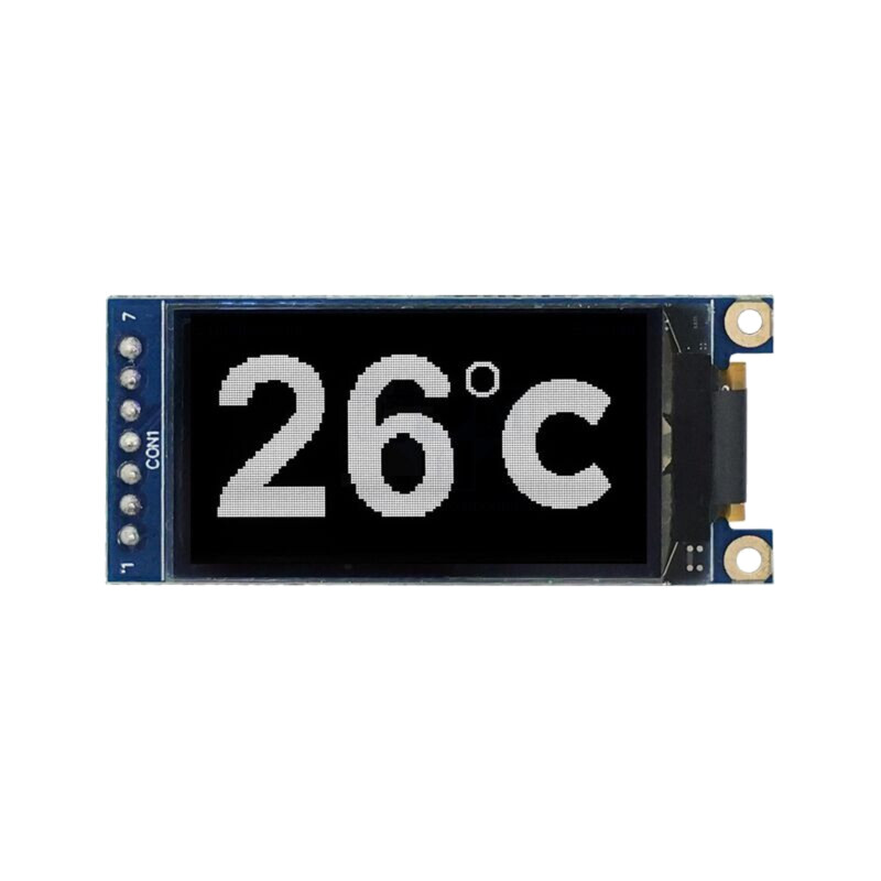 Afişaj: OLED; grafic; 1,54"; 160x80; Dim: 53,5x23mm; albă; PIN: 7 Afişaj: OLED; grafic; 1,54"; 160x80; Dim: 53,5x23mm; albă; PIN: 7