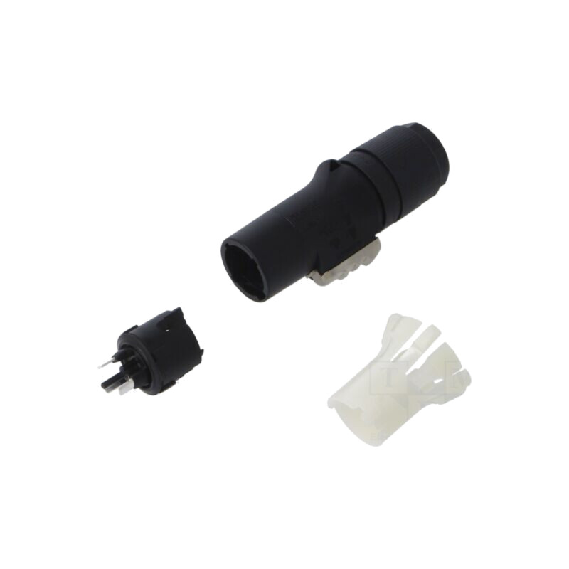 Conector: circular; mufă; tată; PIN: 3; pe cablu; 16A; 250VAC; 2,5mm2 Conector: circular; mufă; tată; PIN: 3; pe cablu; 16A; 250VAC; 2,5mm2