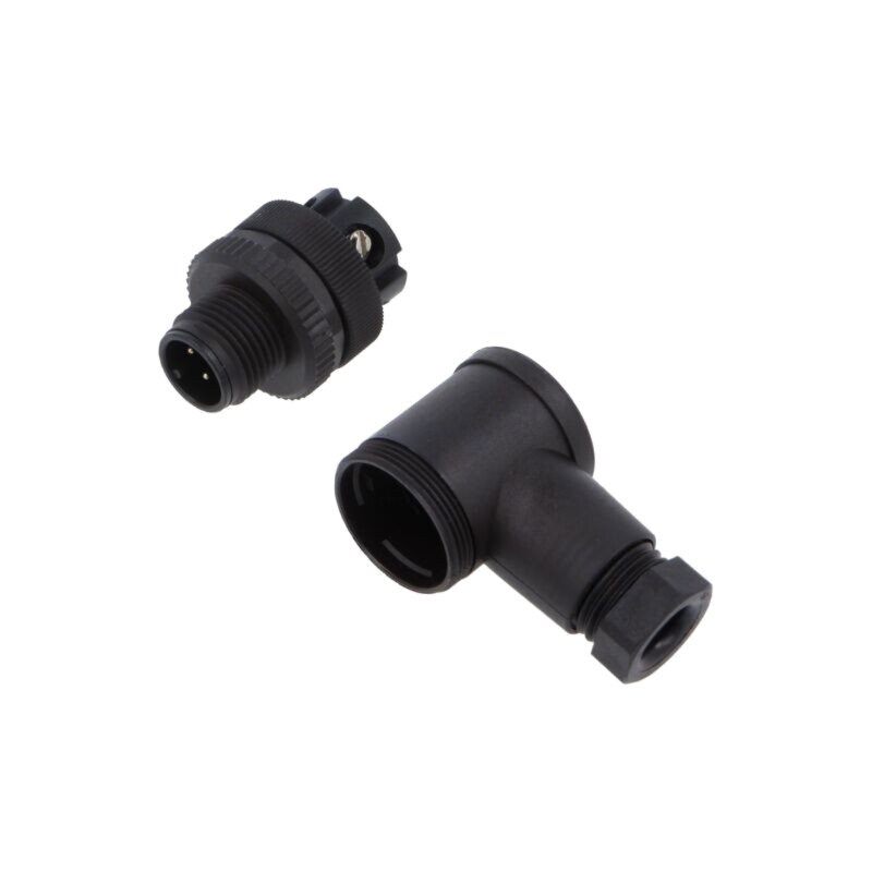 Conector: M12; tată; 713; 250V; IP67; terminal cu şurub; PA; 18AWG Conector: M12; tată; 713; 250V; IP67; terminal cu şurub; PA; 18AWG