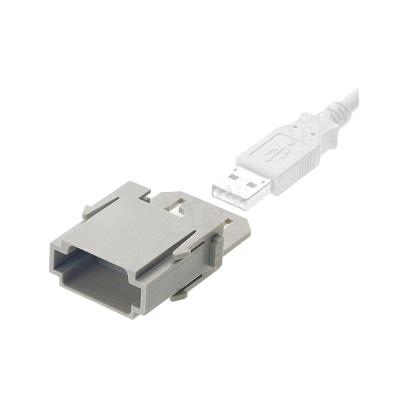 Conector: HDC; modul; tată; 1A; 50V; Han-Modular®; UL94V-0; Module: 1 Conector: HDC; modul; tată; 1A; 50V; Han-Modular®; UL94V-0; Module: 1